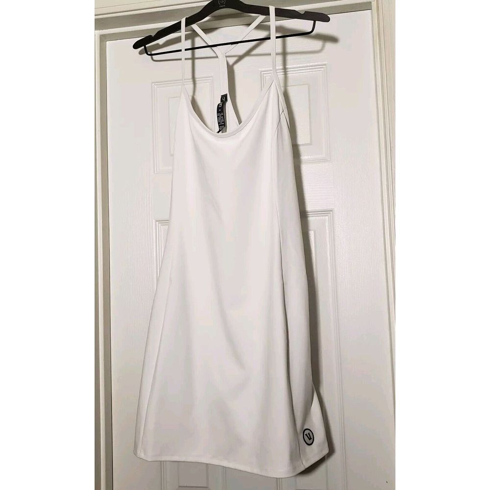Vuori One Shot Tennis Dress Women's Size XL‎ White Athletic Performance - Picture 5 of 5